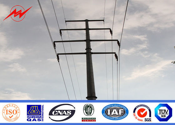 13m Utility Power Transmission Poles For Electrical Distribution Line Project