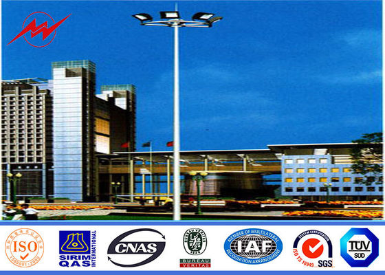 45 एम 80 ना एलईडी लाइट्स जस्ती उच्च मस्त हल्की ध्रुव दौर लालटेन कैरिज के साथ