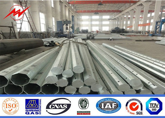 Electrical Transmission Line Steel Tubular Pole For Power Line Project