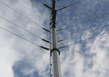 जस्ती बिटुमन 110FT स्टील पावर पोल