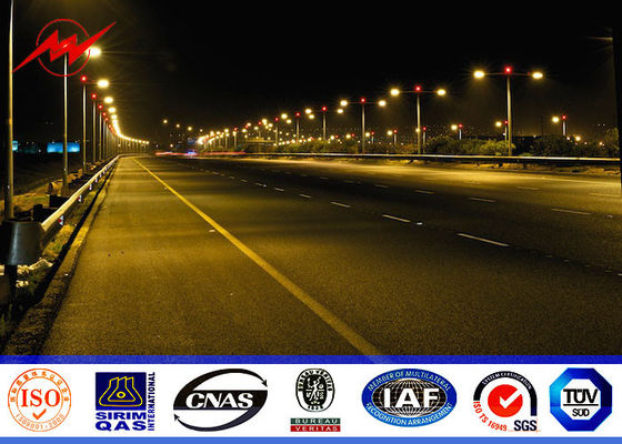 हॉट रोल्ड स्टील स्ट्रीट लाइट डंडे 6 एम 7 एम 8 एम 10 एम कॉनिकल टेपरर टाइप