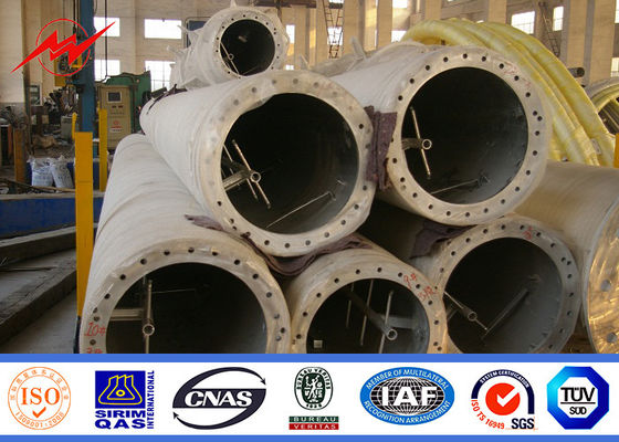 16 साइड 30 मीटर आउटडोर मोनोपोल मोनो पोल टॉवर संचार वितरण