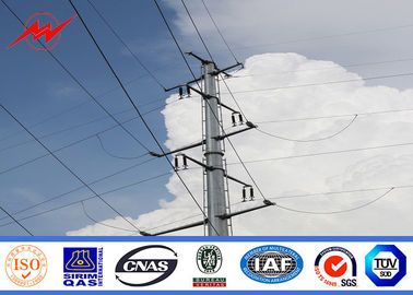 वितरण के लिए 138KV NGCP इलेक्ट्रिकल स्टील पोल पावर ट्रांसमिशन लाइन