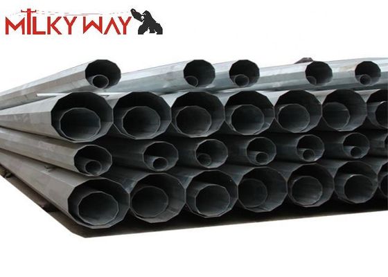 132KV उच्च वोल्टेज 15m~30m स्टील पावर पोल हॉट डिप Glavanized ट्रांसमिशन इलेक्ट्रिकल