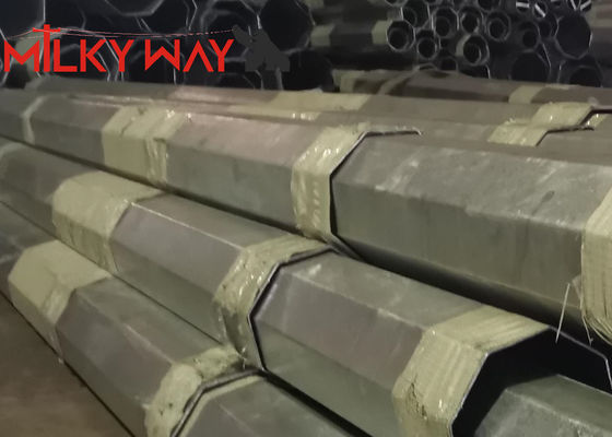 टिकाऊ और ग्रीन पावर ट्रांसमिशन के लिए 12m 14m 2sections इको-फ्रेंडली इलेक्ट्रिकल पावर पोल