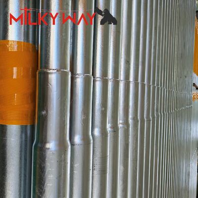 11 मीटर HDG स्टील यूटिलिटी पोल जिसमें AWS D1.1 प्रमाणित वेल्डिंग और 86µm जिंक कोटिंग है