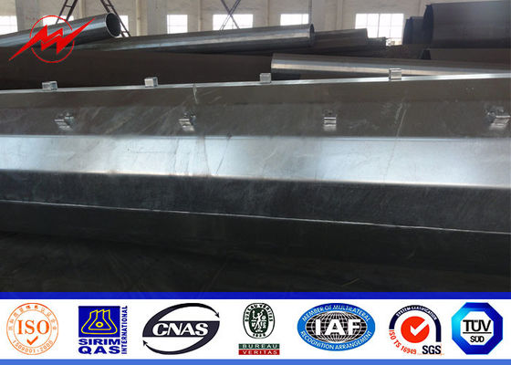 132kv 69kv फिलीपींस परियोजना के लिए जस्ती 70 फीट विद्युत पावर ध्रुव वितरण