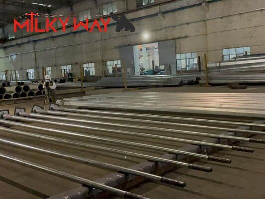 कस्टम डिज़ाइन इलेक्ट्रिक 6m 8m गार्डन लाइट पवन प्रतिरोध 35m/s के साथ