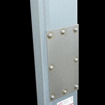 मजबूत समर्थन और विद्युत संचरण सुनिश्चित करने के लिए वेल्डिंग AWS D1.1 के साथ डिज़ाइन किया गया विद्युत पोल