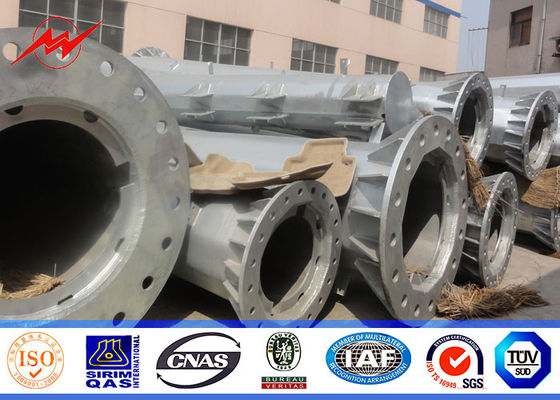 9 एम 440 डीएएन दान अष्टकोणीय उपयोगिता पावर डंडे हॉट डुबकी जस्ती पावर वितरण ध्रुवों