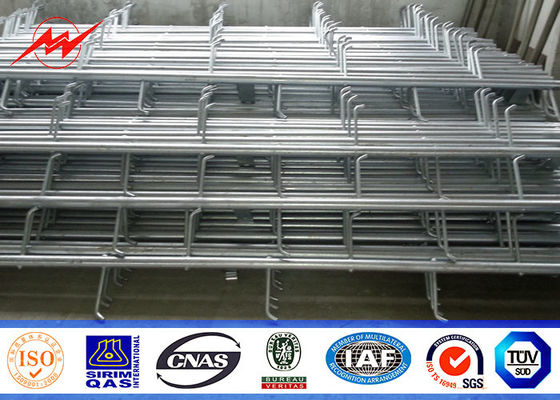 मोबाइल ट्रांसमिशन दूरसंचार के लिए 132 केवी 27 मीटर 1500 किलो लोड मोनो पोल टॉवर