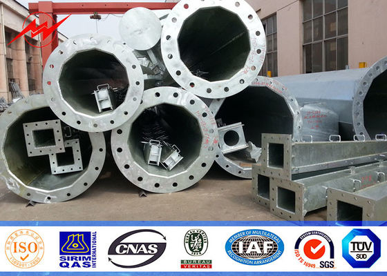 दौर कॉनिकल इलेक्ट्रिक ट्रांसमिशन डंडे, जस्ती वितरण ध्रुव