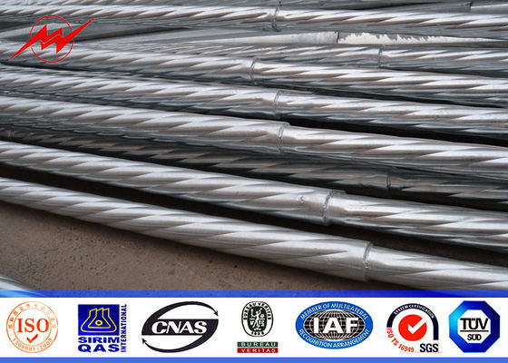 69 केवी ट्रांसमिशन लाइन परियोजना के लिए कम वोल्टेज 11.9 मीटर पावर ट्रांसमिशन पोल्स