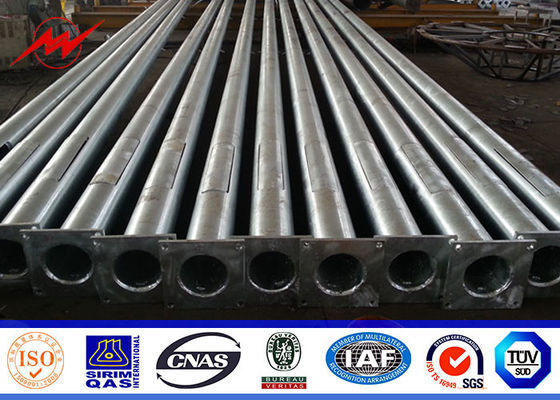 60 मिमी डायआ डबल घुमावदार आर्म के साथ अष्टकोणीय आउटडोर स्ट्रीट लाइट डंडे 5 एम से 15 एम