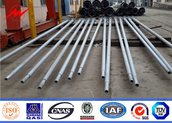 60 मिमी डायआ डबल घुमावदार आर्म के साथ अष्टकोणीय आउटडोर स्ट्रीट लाइट डंडे 5 एम से 15 एम