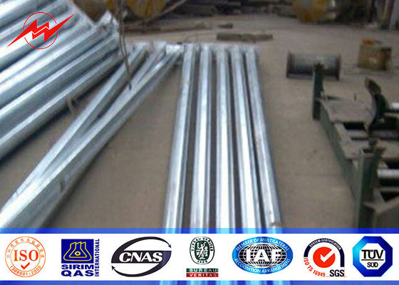 60 मिमी डायआ डबल घुमावदार आर्म के साथ अष्टकोणीय आउटडोर स्ट्रीट लाइट डंडे 5 एम से 15 एम