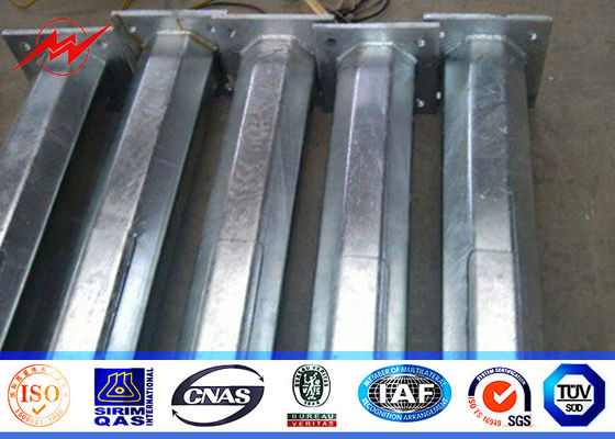 60 मिमी डायआ डबल घुमावदार आर्म के साथ अष्टकोणीय आउटडोर स्ट्रीट लाइट डंडे 5 एम से 15 एम