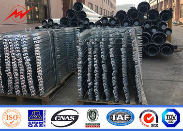 Astm A123 17meters स्टील पावर पोल हॉट डिप गैल्वनीकरण