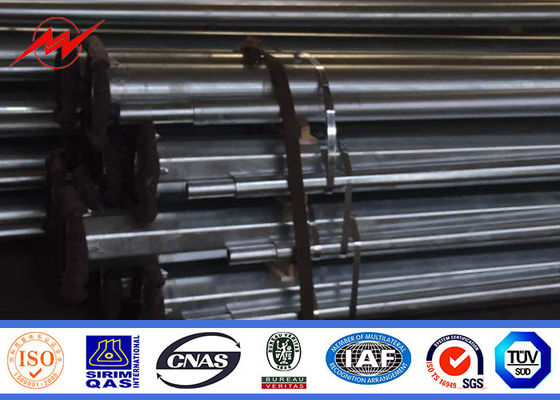 उरुग्वे के लिए गर्म डुबकी गैल्वनीकरण 10 मीटर 11 मीटर इलेक्ट्रिक पावर पोल कॉलम