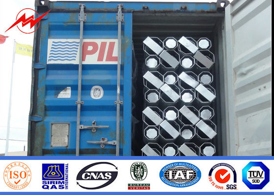 कम वोल्टेज 33kv पावर ट्रांसमिशन डंडे, विरोधी जंग गैल्वेनाइज्ड स्टील डंडे