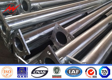 क्षेत्र प्रकाश व्यवस्था के लिए 12 मीटर जस्ती स्टील गोल अष्टकोणीय स्ट्रीट लाइट पोल