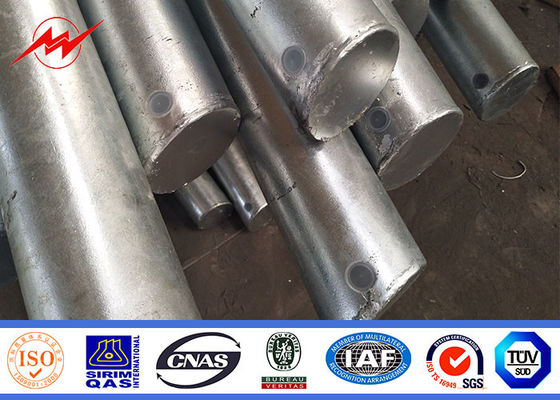 राजमार्ग के उपयोग के लिए 8.43 मीटर लाइट रोड पोल हॉट डिप जस्ती स्टील पोल