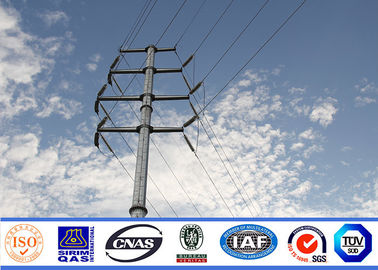स्टील पोल टॉवर के लिए 18 मीटर 240kv मेटल ट्रांसमिशन लाइन इलेक्ट्रिकल पावर पोल