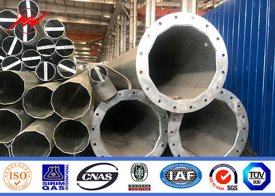 आईएसओ इलेक्ट्रिक पावर मेटल यूटिलिटी पोल 132 केवी ट्रांसमिशन लाइन प्रोजेक्ट के लिए