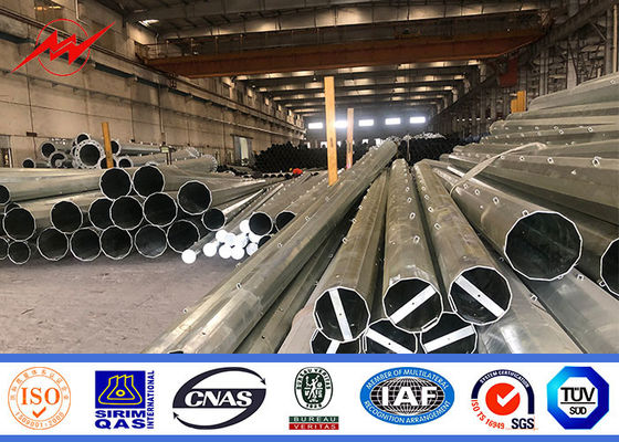 आईएसओ इलेक्ट्रिक पावर मेटल यूटिलिटी पोल 132 केवी ट्रांसमिशन लाइन प्रोजेक्ट के लिए