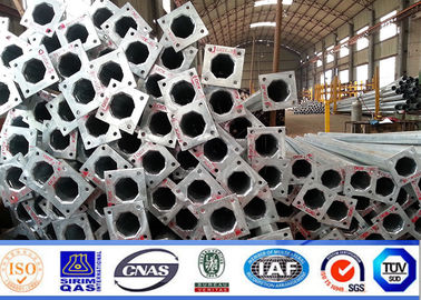 सिंगल / डबल आर्म स्ट्रीट लाइट पोल 12m 10m 8m 6m Conoid