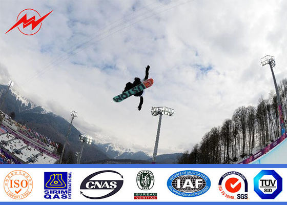 पार्किंग लाइट बहुभुज उच्च मस्तूल पोल