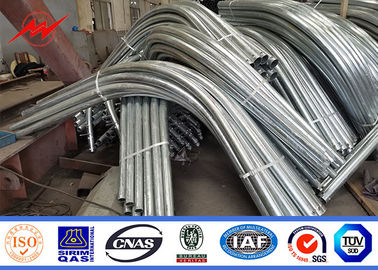 क्रॉस आर्म के साथ 9m 10m 12m Q235 HDG स्ट्रीट लाइट पोल