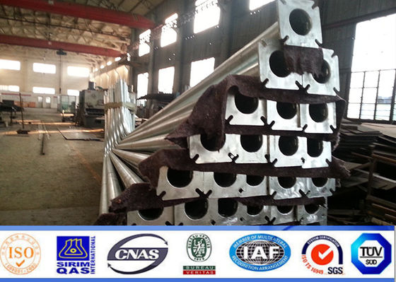 कस्टम डिजाइन स्ट्रीट लाइटिंग के लिए इलेक्ट्रिक पावर पोल हाई मास्ट गार्डन लाइट 500 किमी/घंटे तक हवा प्रतिरोध के साथ