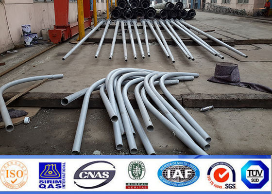 क्रॉस आर्म के साथ 9m 10m 12m Q235 HDG स्ट्रीट लाइट पोल