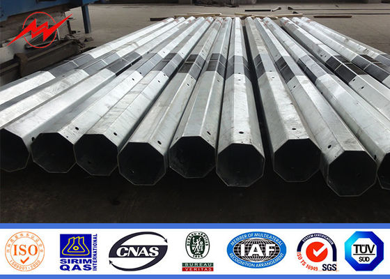 110kv गैल्वनीकरण ASTM A123 स्टील विद्युत पोल