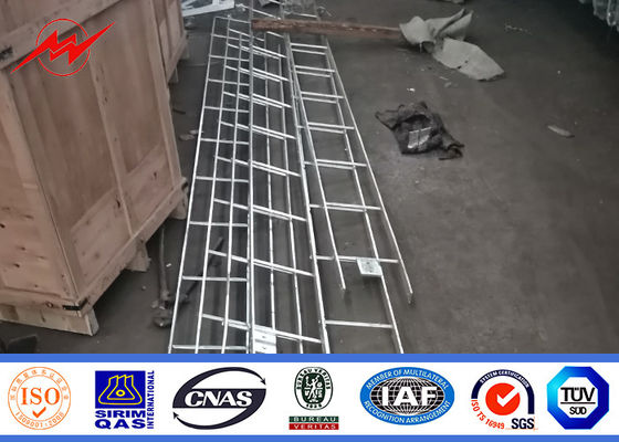 Aws D1.1 वेल्डिंग डिस्ट्रीब्यूशन स्टील ट्यूबलर इलेक्ट्रिक पोल 11m 350kg