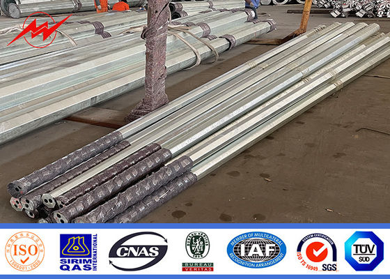 अनुकूलित आवश्यकताओं और किसी भी रंग के लिए गर्म डुबकी गैल्वेनाइज्ड इलेक्ट्रिकल पावर पोल