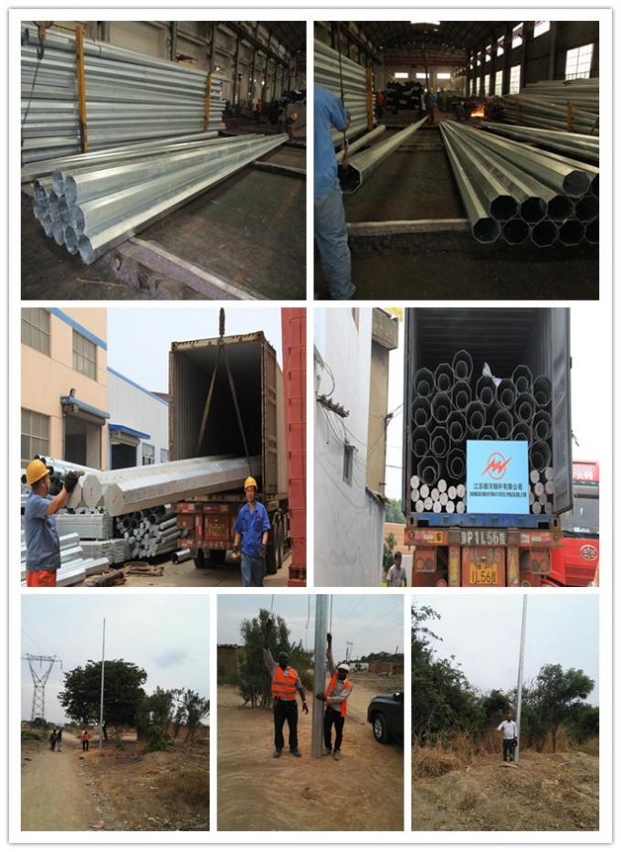 Electrical Tower Pole Galvanized Steel Angle Iron / Angle Steel For Power Transmission 1