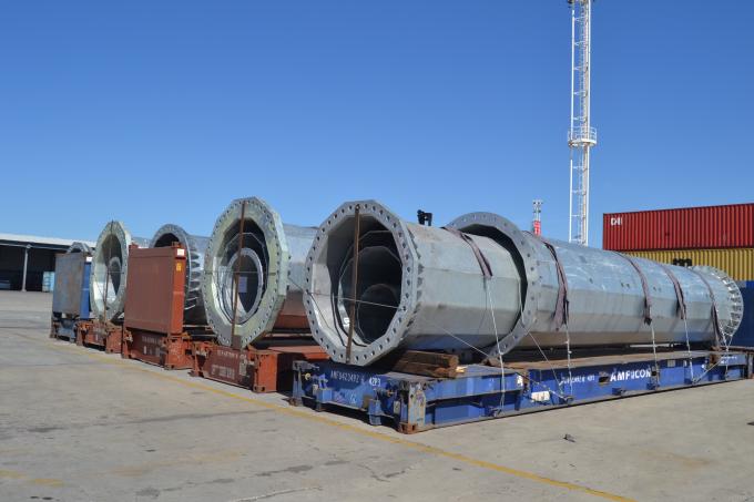 कस्टम डिजाइन स्ट्रीट लाइटिंग के लिए इलेक्ट्रिक पावर पोल हाई मास्ट गार्डन लाइट 500 किमी/घंटे तक हवा प्रतिरोध के साथ 0