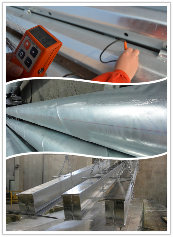 बिजली वितरण के लिए 30ft 35ft 8sides विद्युत स्टील उपयोगिता पोल 2