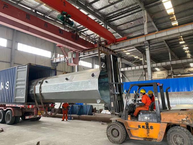 69KV 45ft NGCP मानक जस्ती विद्युत स्टील पावर पोल 0